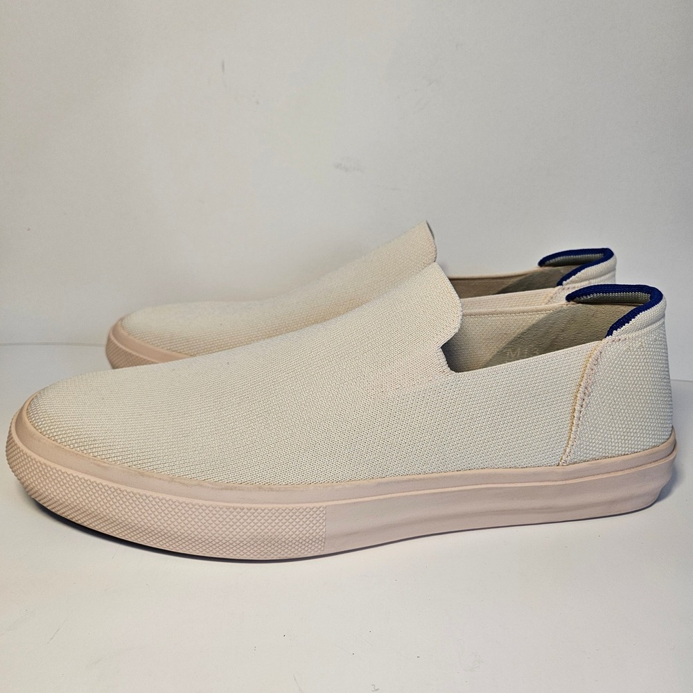 Rothys Mens Sneaker Sand Slip On Knit Shoes Size M13‎ W14.5